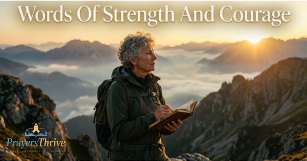 Words Of Strength And Courage