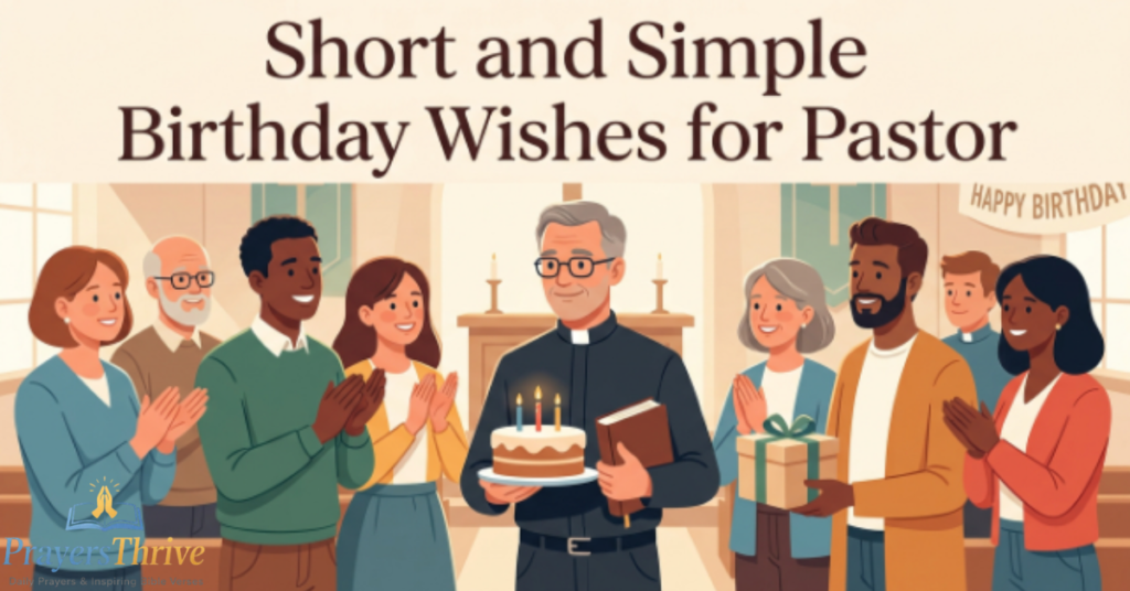 Short and Simple Birthday Wishes for Pastor