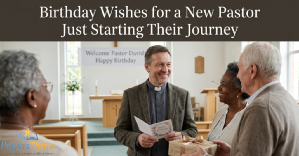 Birthday Wishes for a New Pastor Just Starting Their Journey