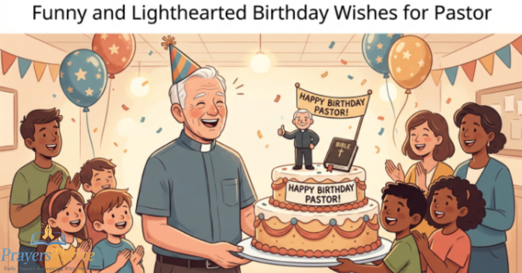 Funny and Lighthearted Birthday Wishes for Pastor