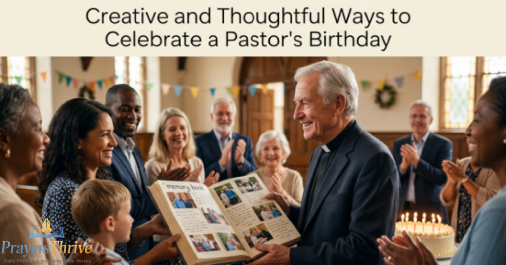Creative and Thoughtful Ways to Celebrate a Pastor's Birthday