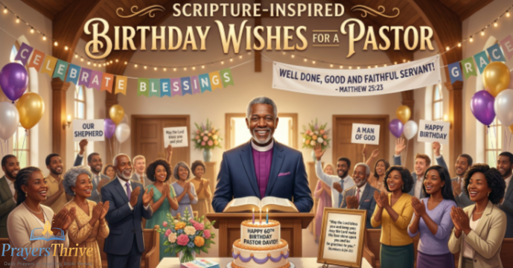Scripture-Inspired Birthday Wishes for a Pastor