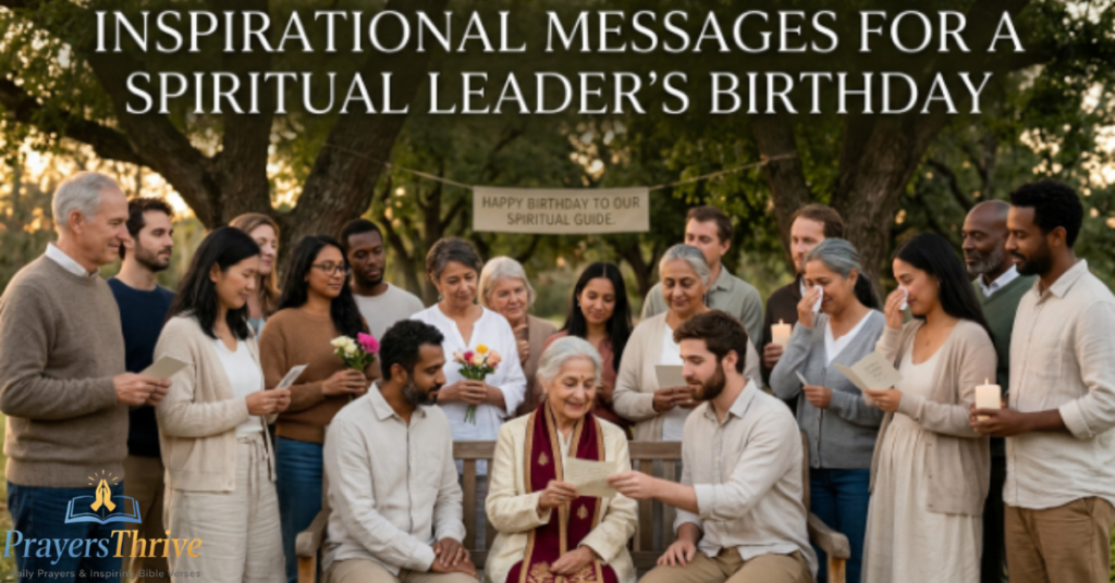 Inspirational Messages for a Spiritual Leader's Birthday