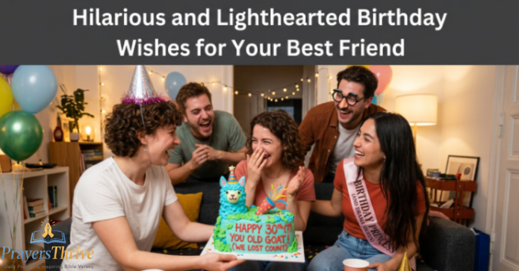 Hilarious and Lighthearted Birthday Wishes for Your Best Friend