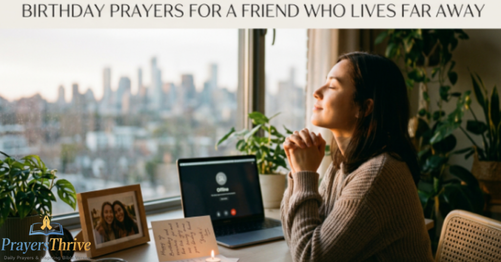 Birthday Prayers for a Friend Who Lives Far Away