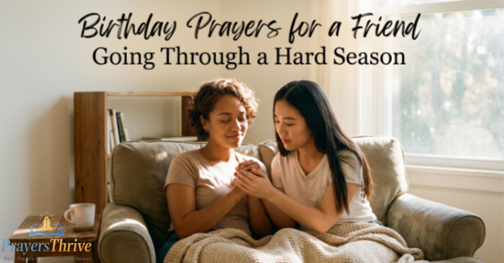 Birthday Prayers for a Friend Going Through a Hard Season