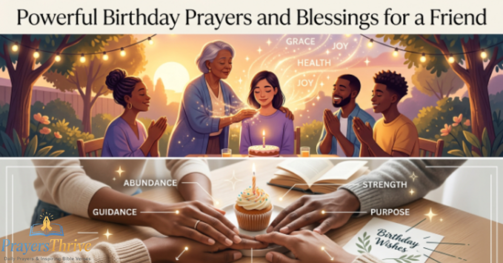 Powerful Birthday Prayers and Blessings for a Friend