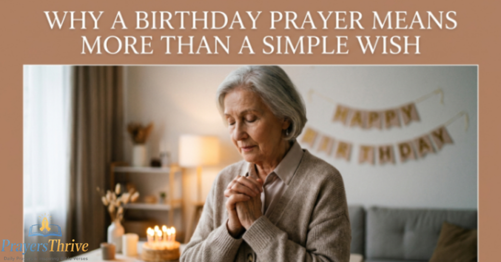 Why a Birthday Prayer Means More Than a Simple Wish