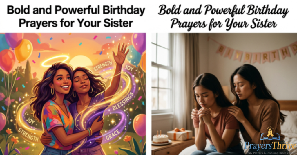 Bold and Powerful Birthday Prayers for Your Sister