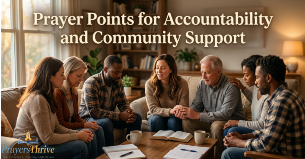 Prayer Points for Accountability and Community Support