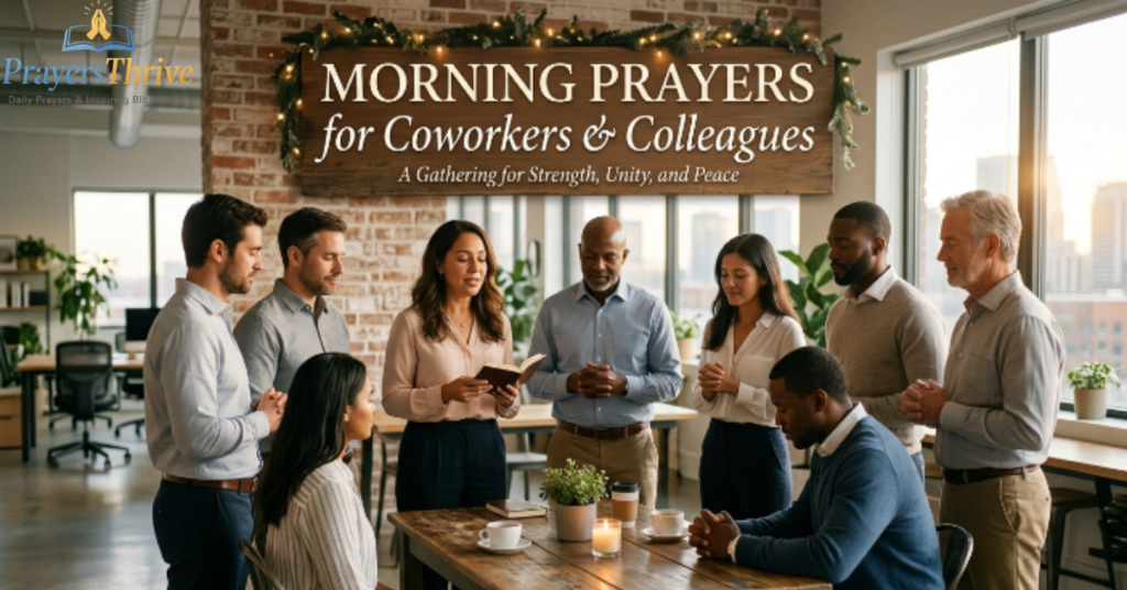Morning Prayers for Coworkers and Colleagues