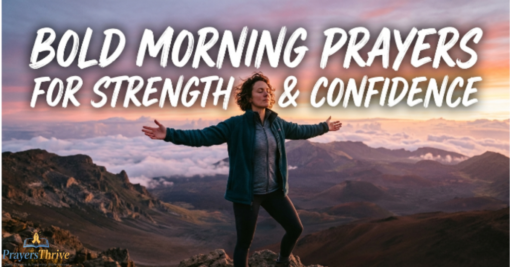 Bold Morning Prayers for Strength and Confidence