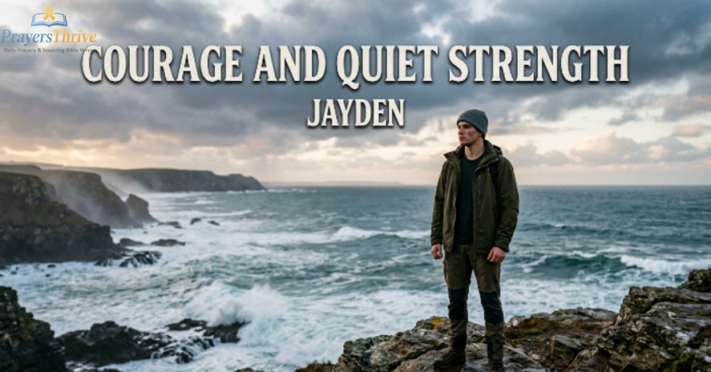 Courage and Quiet Strength Tied to Jayden