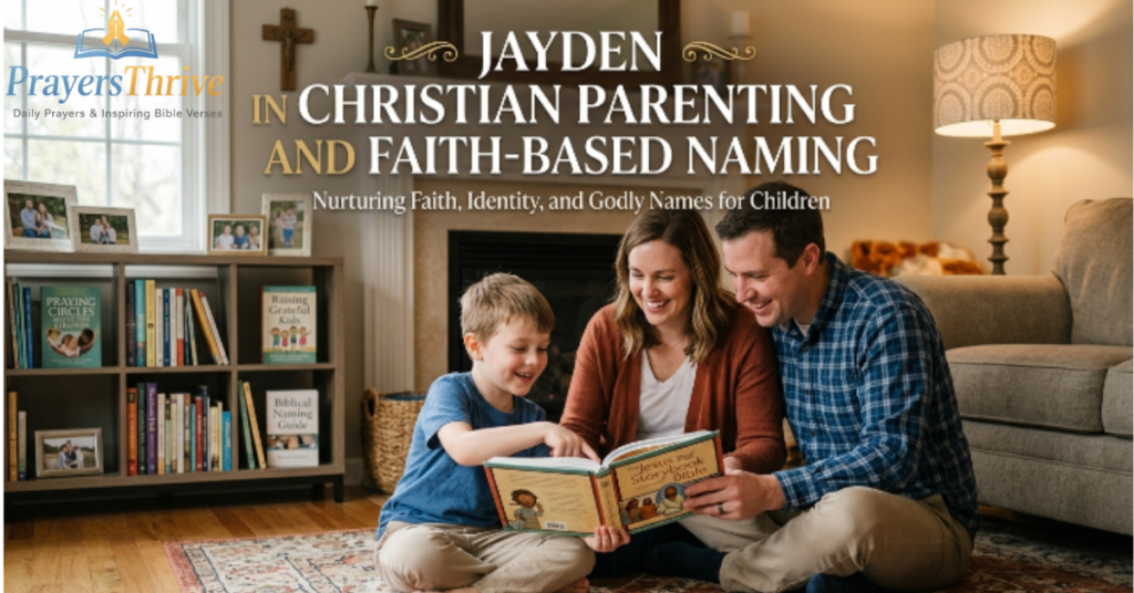 Jayden in Christian Parenting and Faith-Based Naming