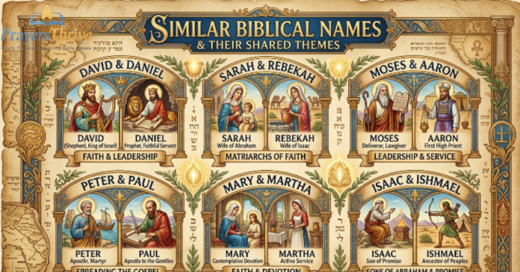 Similar Biblical Names and Their Shared Themes