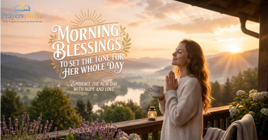 Morning Blessings to Set the Tone for Her Whole Day