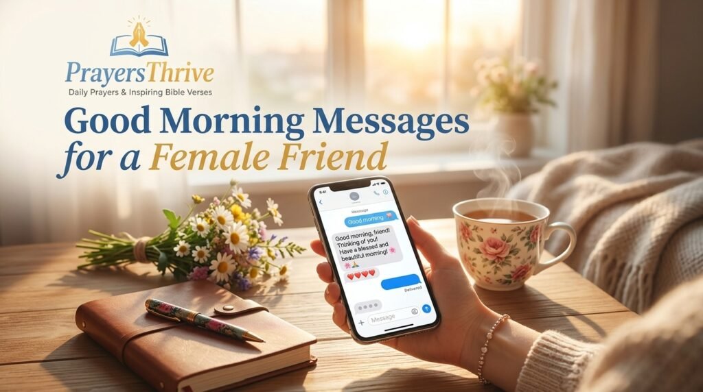 Good Morning Messages for a Female Friend