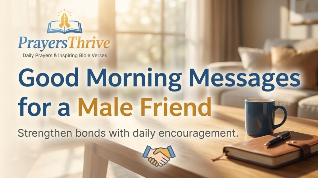 Good Morning Messages for a Male Friend