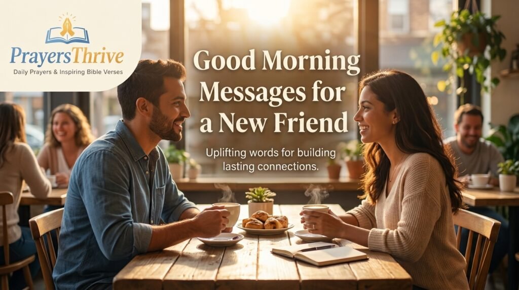 Good Morning Messages for a New Friend