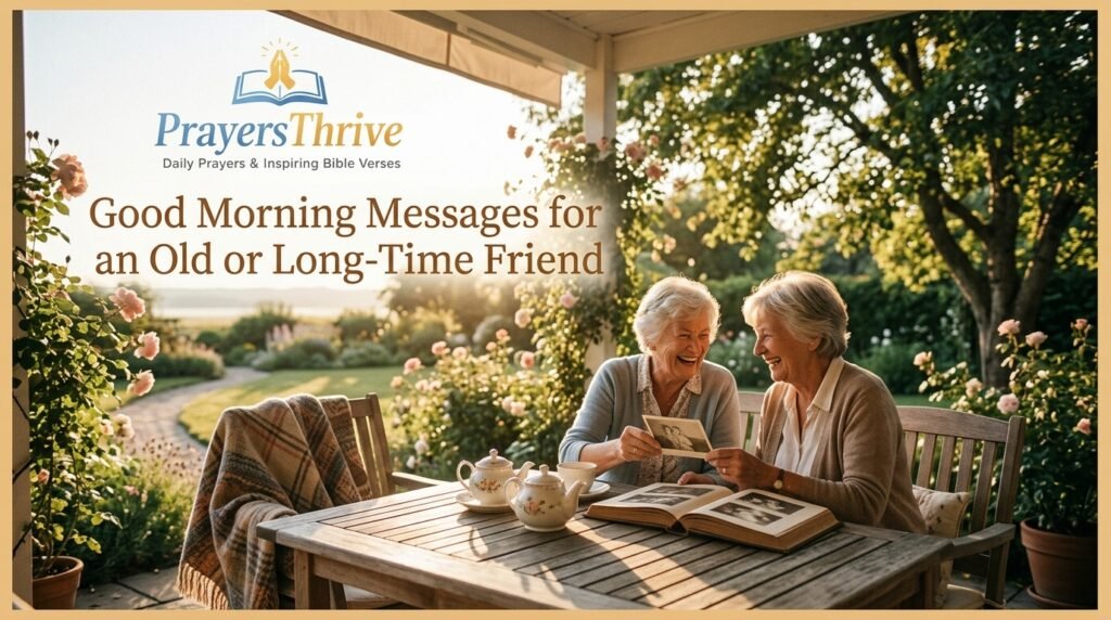 Good Morning Messages for an Old or Long-Time Friend
