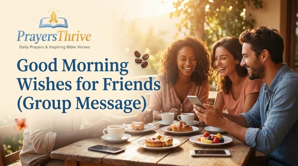 Good Morning Wishes for Friends (Group Message)