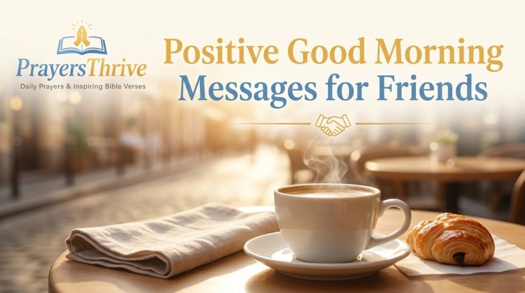 Positive Good Morning Messages for Friends